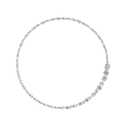Meta statement necklace - The Future Rocks