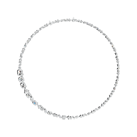 Meta statement necklace - The Future Rocks