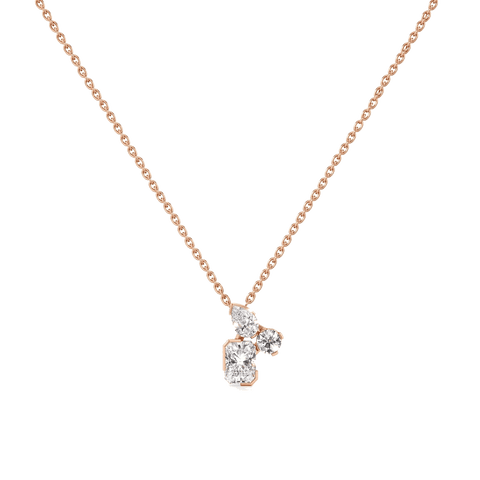 Meta trio diamond pendant - The Future Rocks