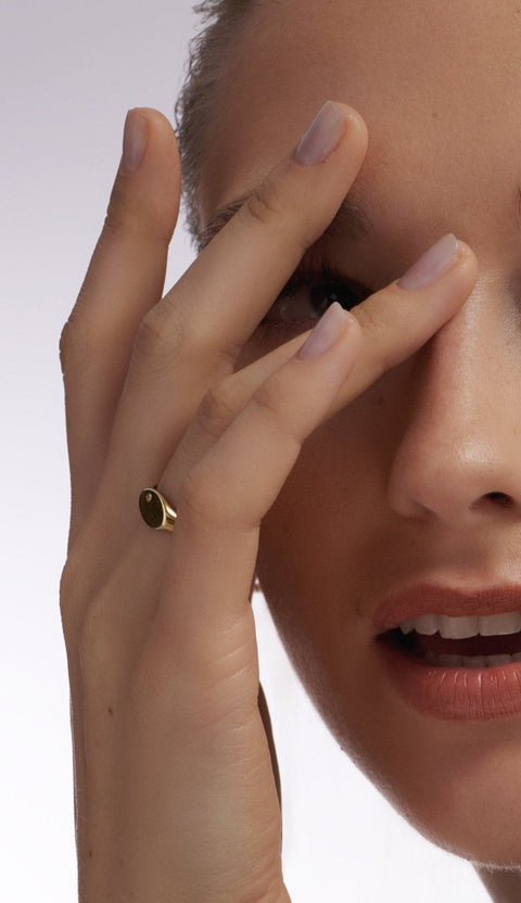 Oval signet ring - The Future Rocks