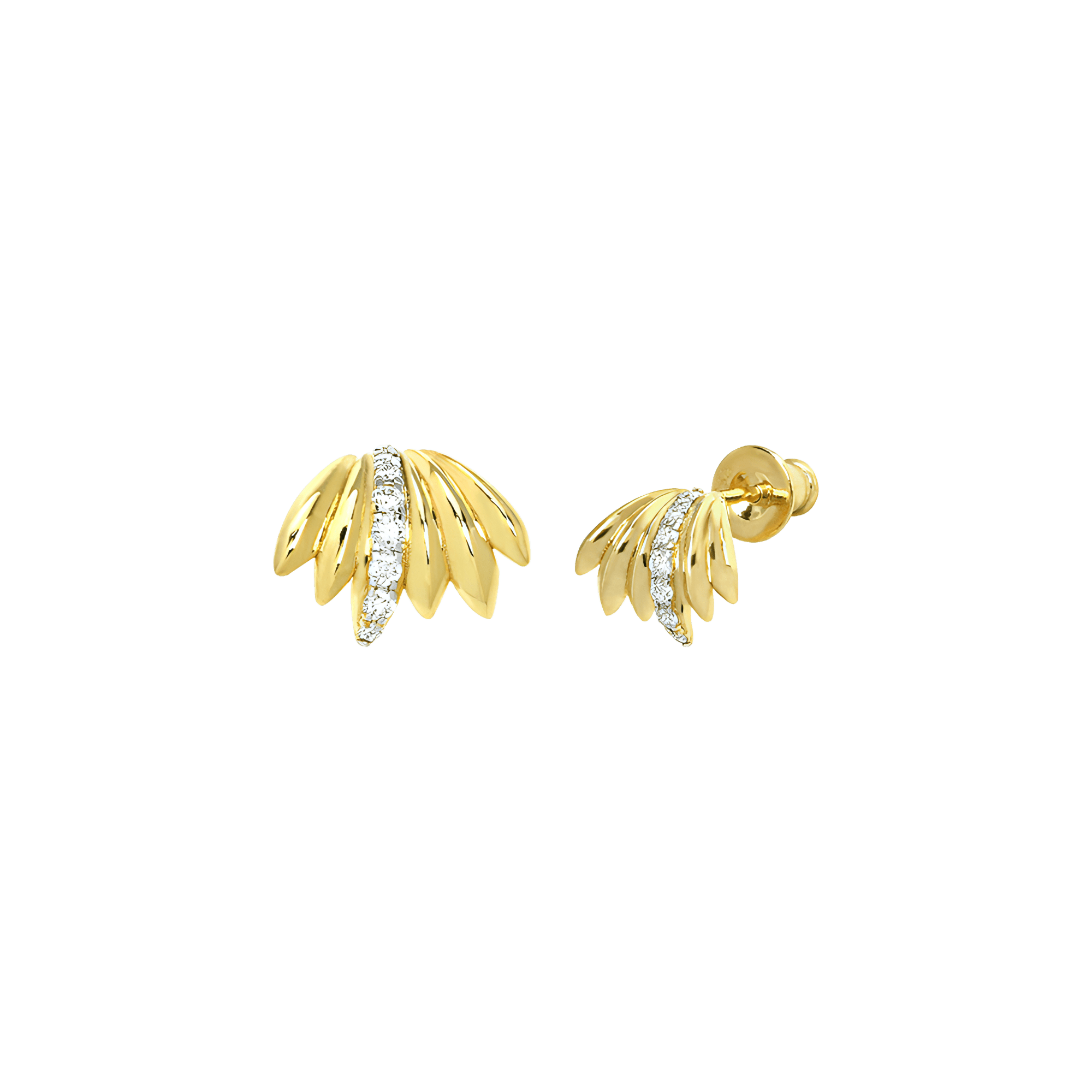 Palm mini hoop earrings - Palm mini hoop earrings -  The Future Rocks -    1