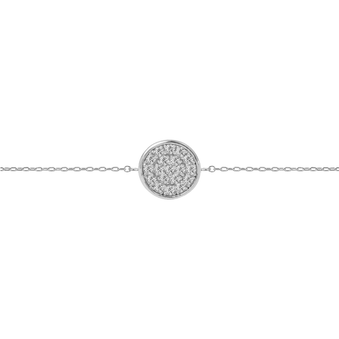 Pave disk bracelet - The Future Rocks