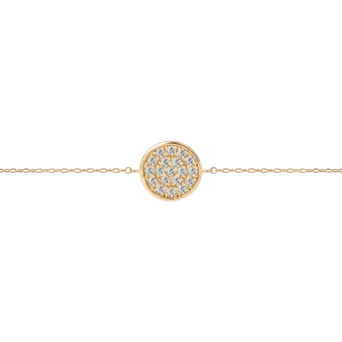 Pave disk bracelet - The Future Rocks