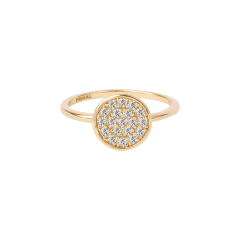 Pave disk ring - The Future Rocks