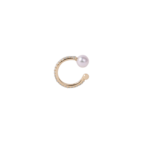 Pearl ball ear cuff - The Future Rocks