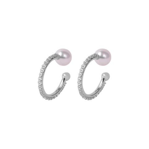 Pearl ball ear cuff - The Future Rocks