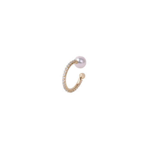Pearl ball ear cuff - The Future Rocks