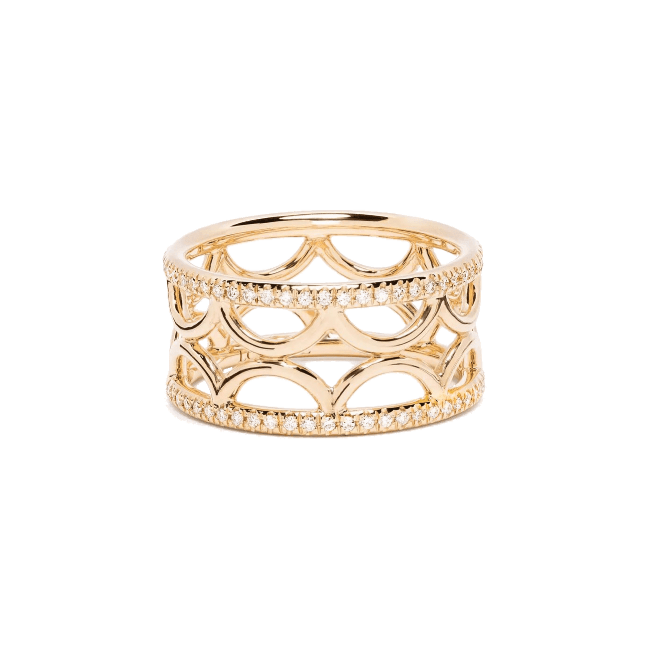 Perpétuel.le semi-pavée ring band - Perpétuel.le semi-pavée ring band -  The Future Rocks -    1