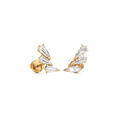  Phoenix trio earrings - Lab-Grown Diamond Phoenix Trio Earrings -  The Future Rocks  -    1 