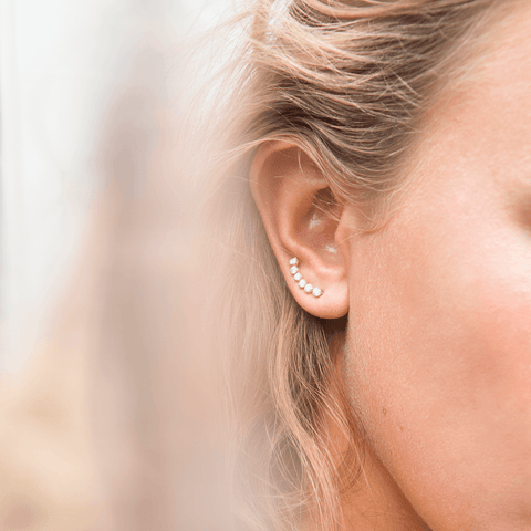 Pulsar climber earrings - The Future Rocks