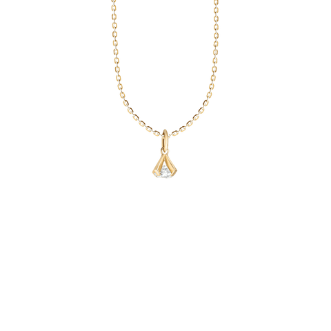  ReMind pendant necklace - ReMind 18K Gold Lab-Grown Diamond Pendant Necklace -  The Future Rocks  -    1 