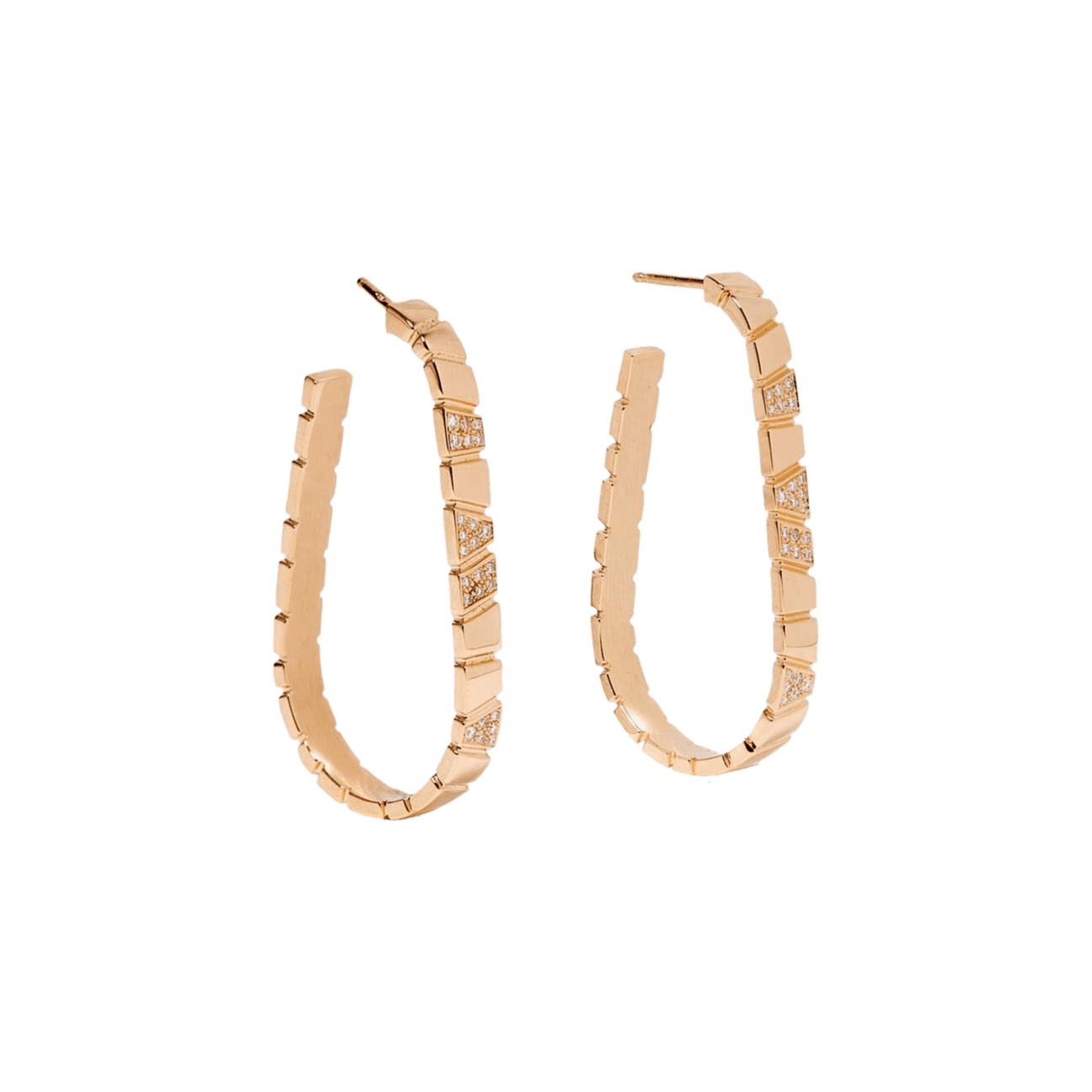 Ride+love large semi-pavée earrings - Ride+love large semi-pavée earrings -  The Future Rocks -    1
