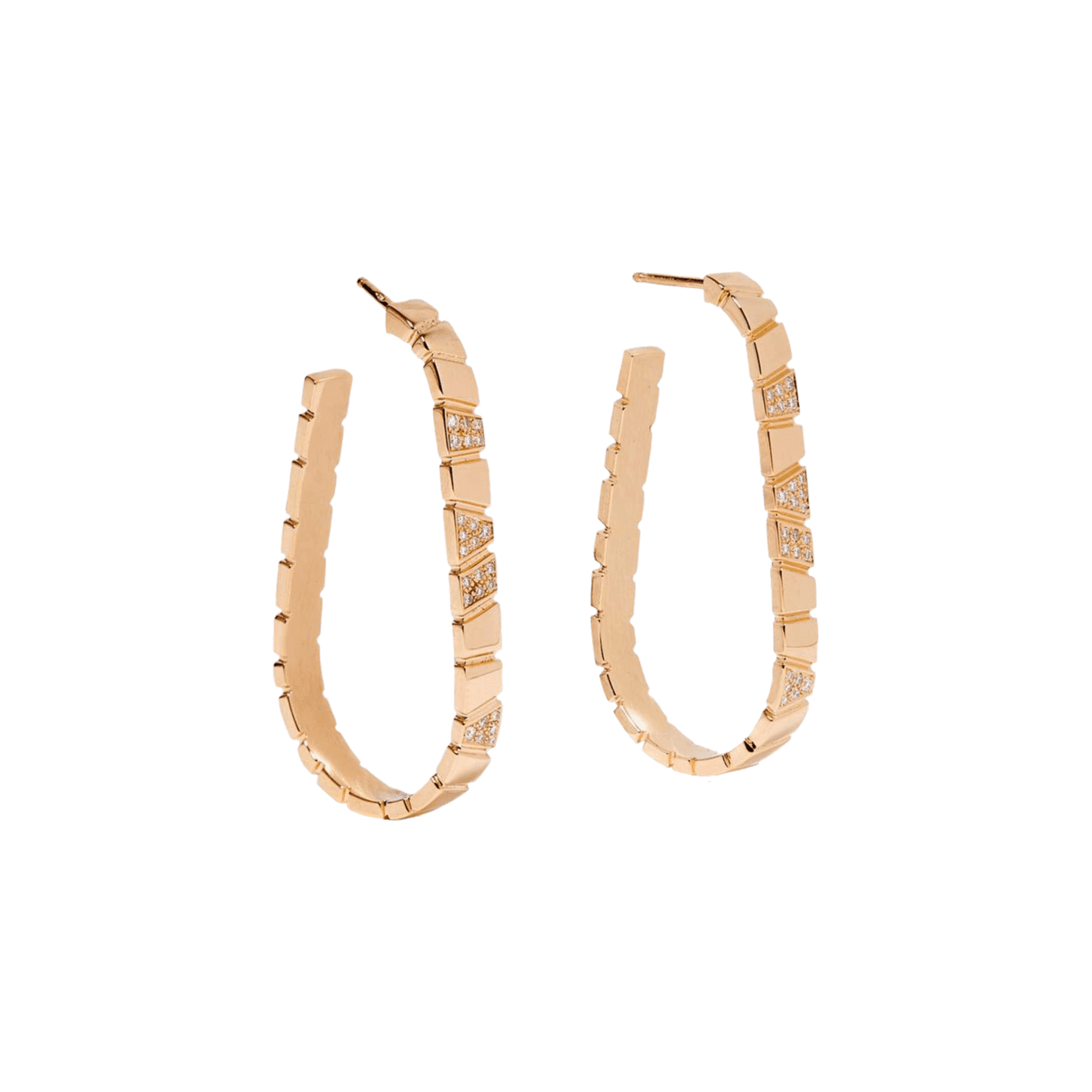 Ride+love large semi-pavée earrings - Ride+love large semi-pavée earrings -  The Future Rocks -    1