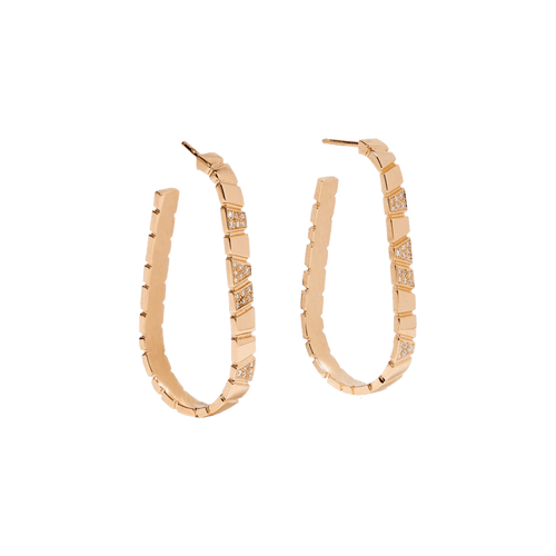 Ride+love large semi-pavée earrings - Ride+love large semi-pavée earrings -  The Future Rocks -    1