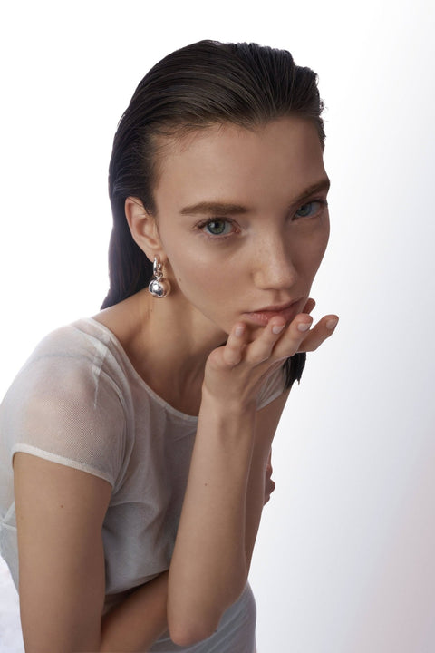 Scout hoop and ball earrings - The Future Rocks