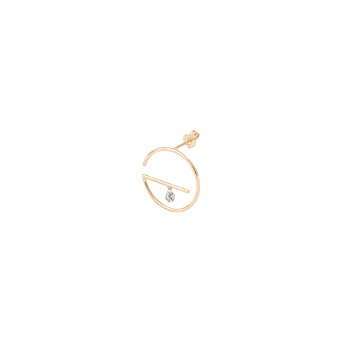 Small floating earrings - The Future Rocks