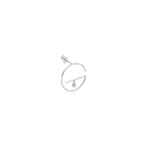 Small floating earrings - The Future Rocks
