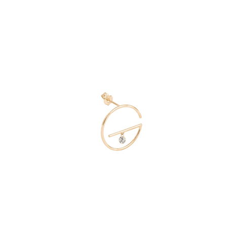 Small floating earrings - The Future Rocks