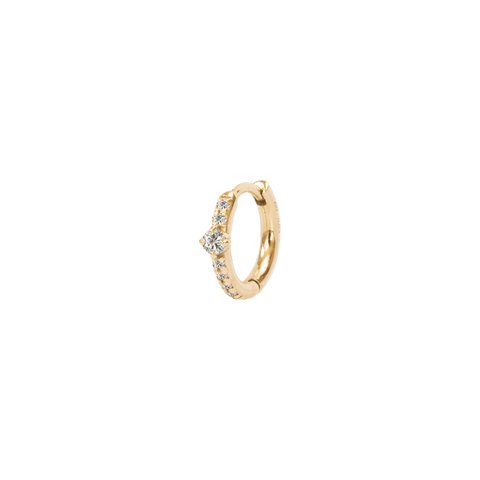 Small mixture pave hoop earrings - The Future Rocks