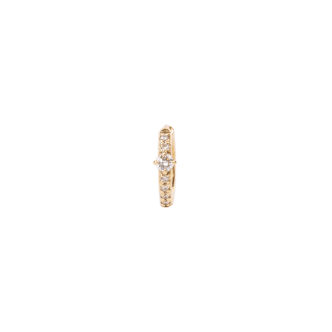 Small mixture pave hoop earrings - The Future Rocks