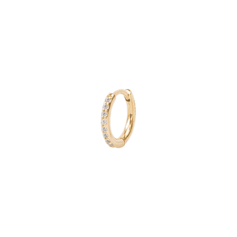 Small pave hoop earrings - The Future Rocks
