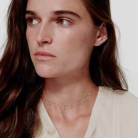 Tear charm necklace - The Future Rocks