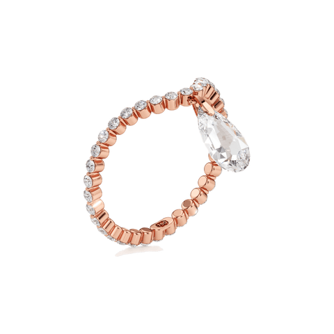 Tear curve ring - The Future Rocks