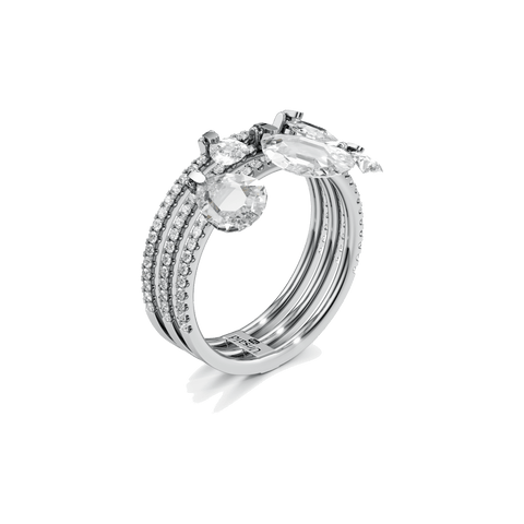 Tear multi drop statement ring - The Future Rocks