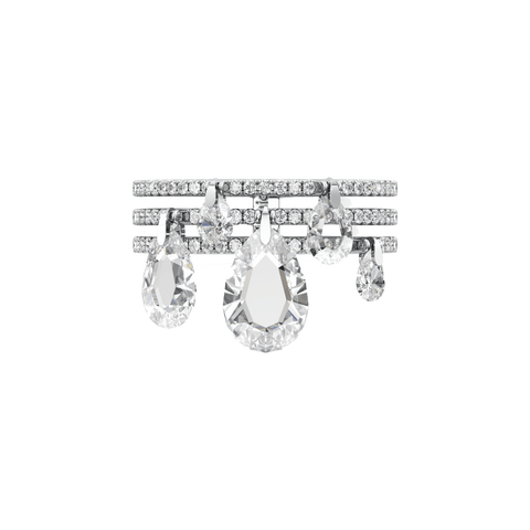 Tear multi drop statement ring - The Future Rocks
