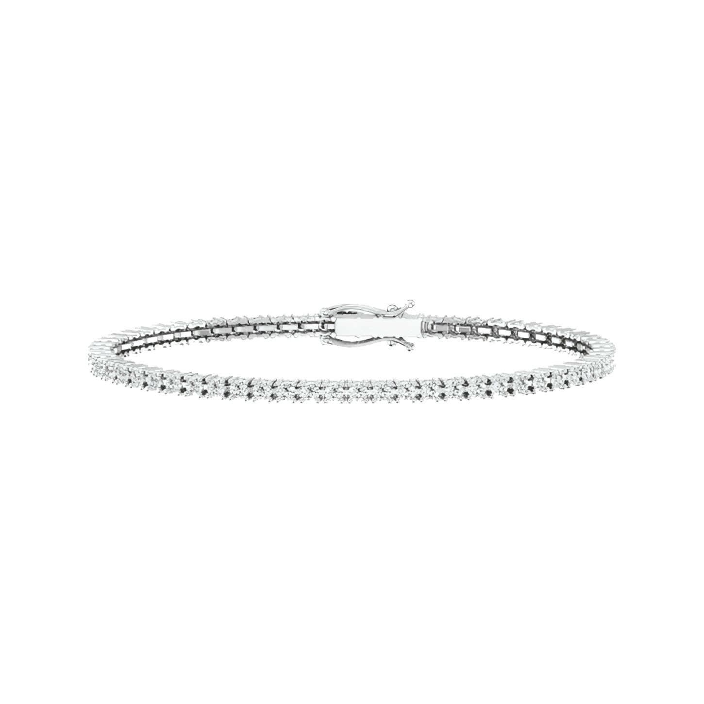Tennis bracelet - 18K Gold Diamond Tennis Bracelet - The Future Rocks - 1