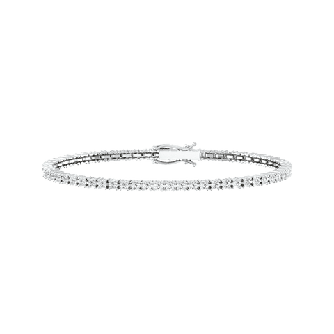  Tennis bracelet - 18K Recycled Gold Diamond Tennis Bracelet -  The Future Rocks  -    1 