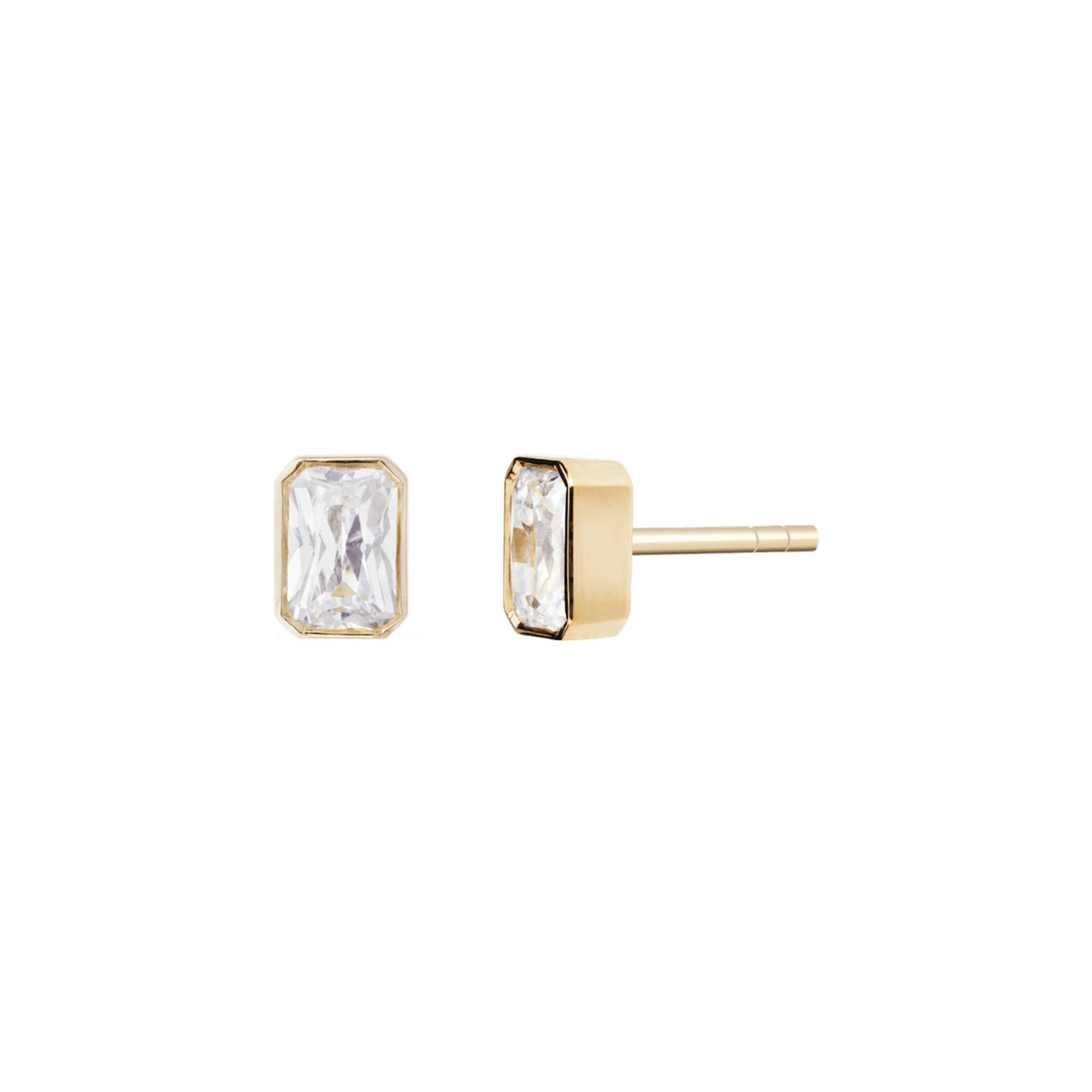 Thea solitaire earrings - Thea solitaire earrings - The Future Rocks - 1