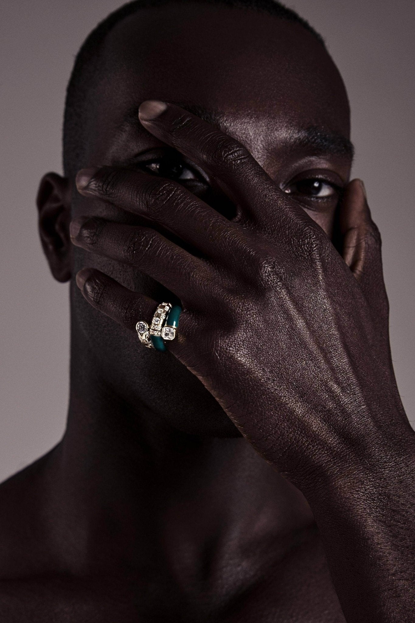 Toi et moi checkerboard asscher ring - Toi et moi checkerboard asscher ring -  The Future Rocks -    4