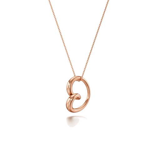 Whirlwind gold pendant - The Future Rocks