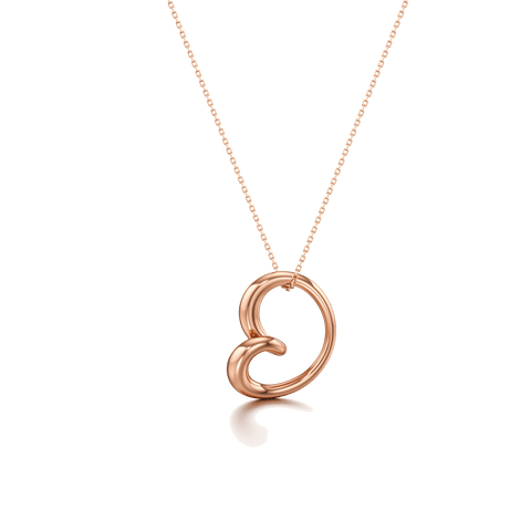 Whirlwind gold pendant - The Future Rocks