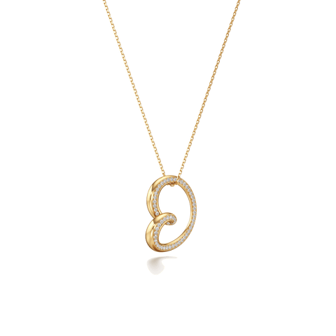 Whirlwind semi pavé pendant - The Future Rocks