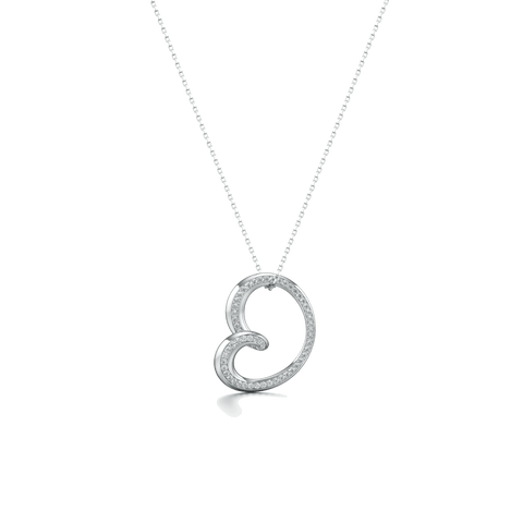 Whirlwind semi pavé pendant - The Future Rocks