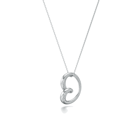 Whirlwind semi pavé pendant - The Future Rocks