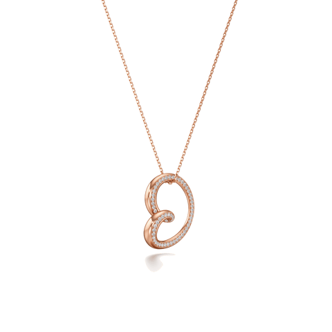 Whirlwind semi pavé pendant - The Future Rocks
