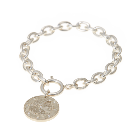 Coins chain bracelet