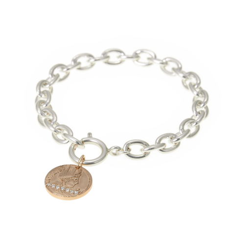 Coins chain bracelet