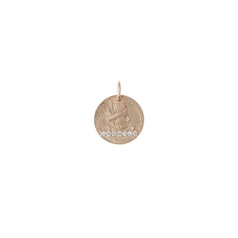Cybele gold coins pendant