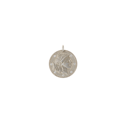 Apollon silver coins pendant