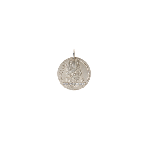 Cybele silver coins pendant