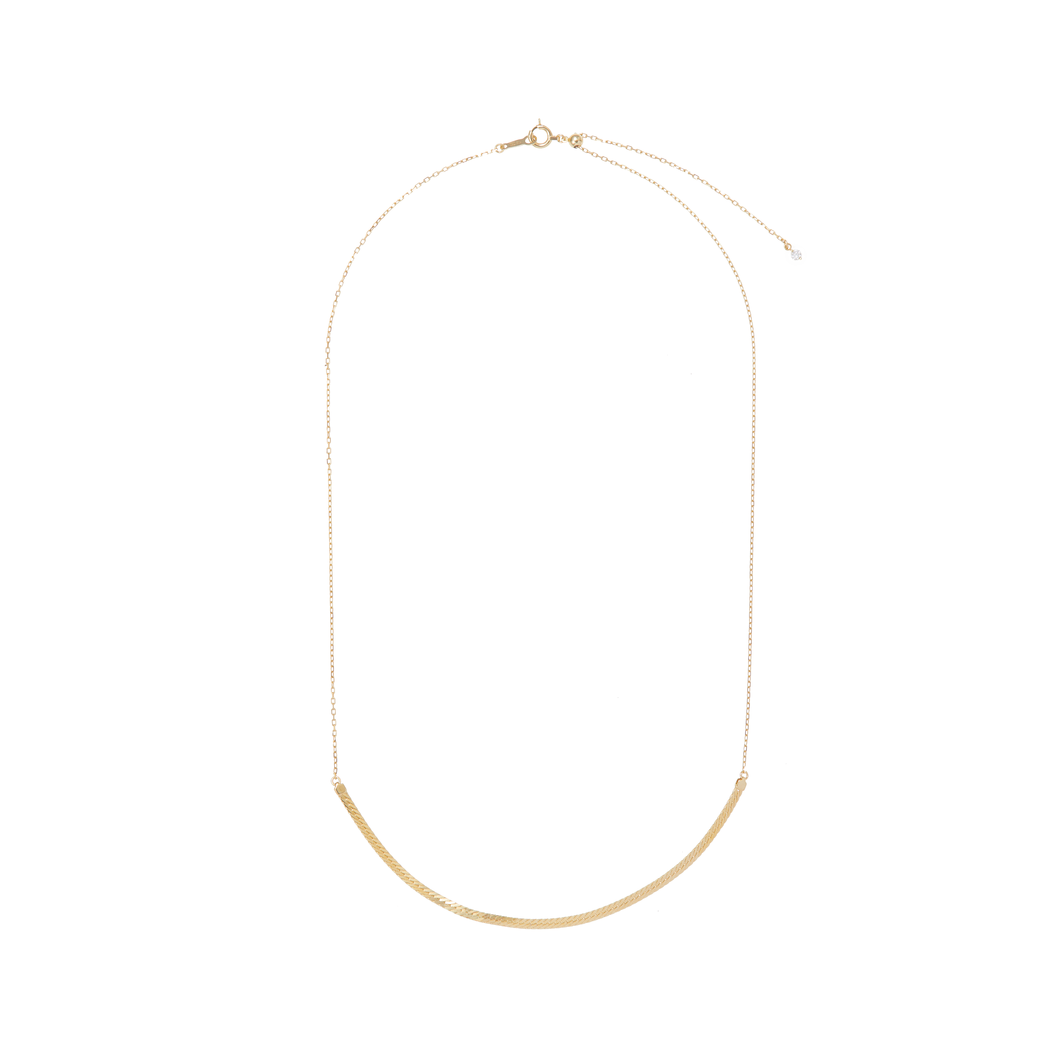  Herringbone chain necklace - Herringbone chain necklace -  The Future Rocks -    1 