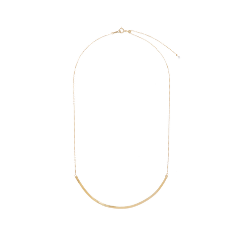 Herringbone chain necklace