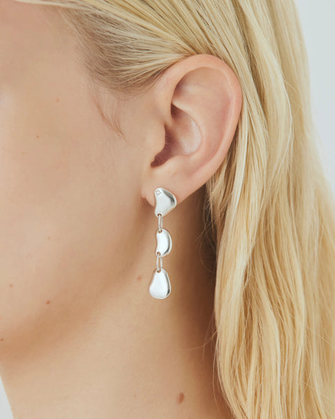 Water asymmetry earrings