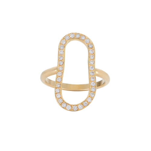  Circle ring - Diamond Circle Ring -  The Future Rocks -    1 