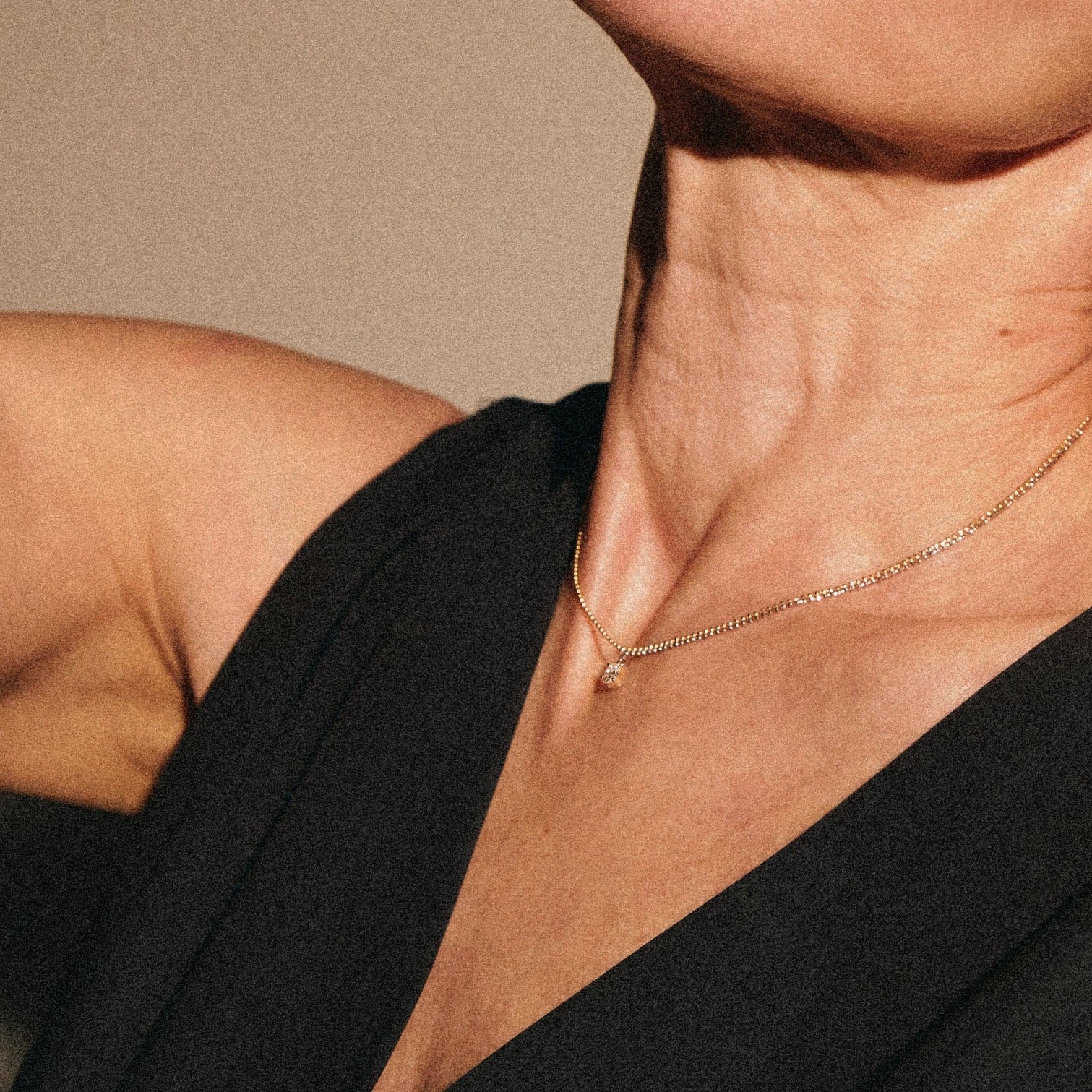  Pixel 0.15ct oval chain necklace - Pixel 0.15ct oval chain necklace -  The Future Rocks -    5 