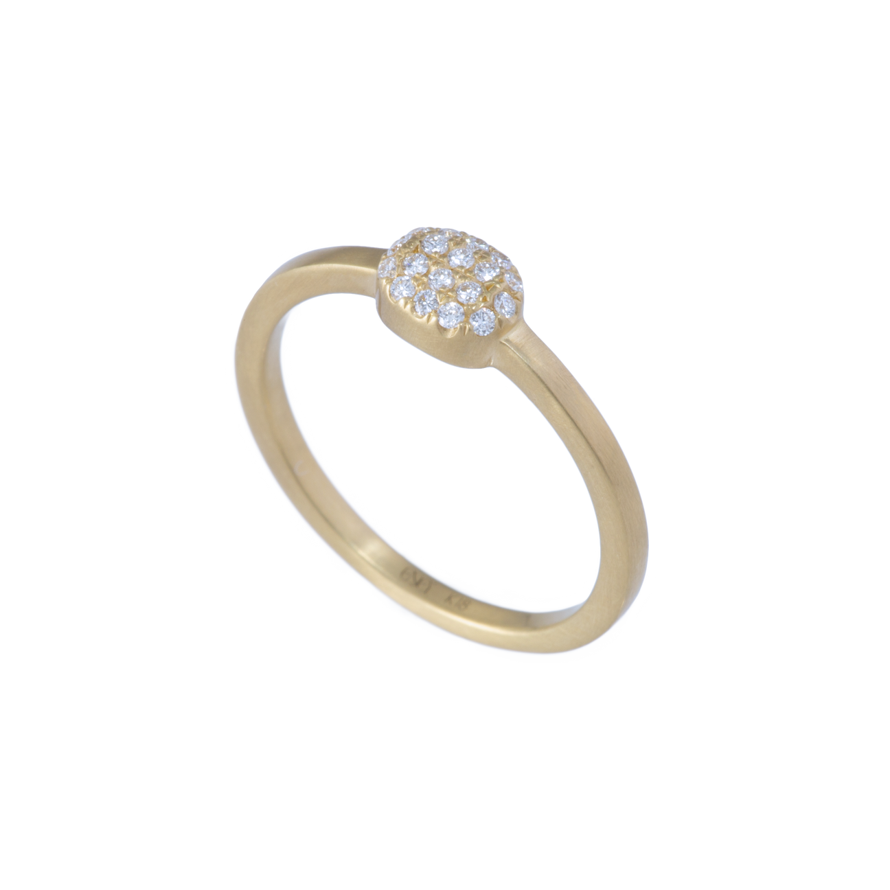  Full moon melee diamond ring - Full moon melee diamond ring -  The Future Rocks -    3 